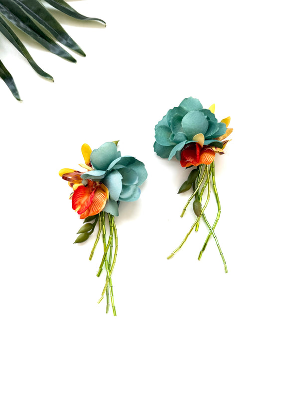 garden party stem earrings - birthday II