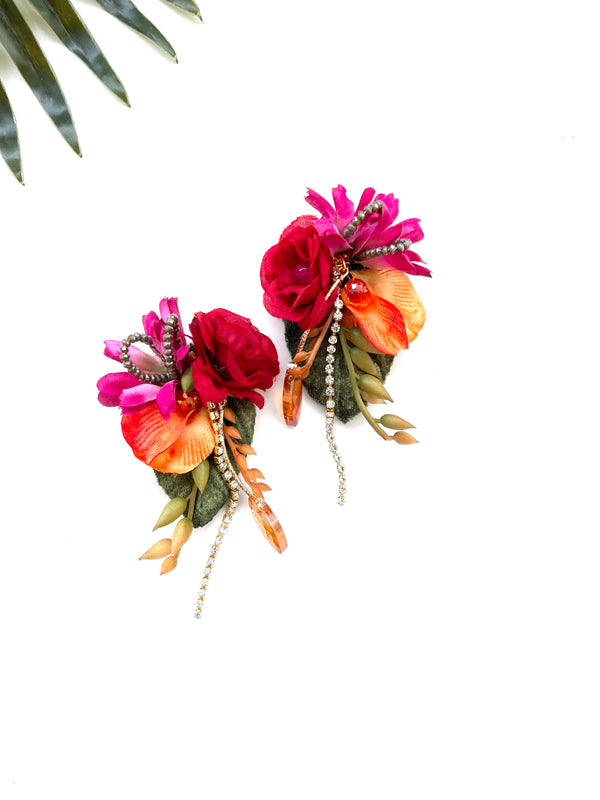 dainty garden party earrings - luau II
