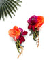 Oversized garden party earrings - luau II