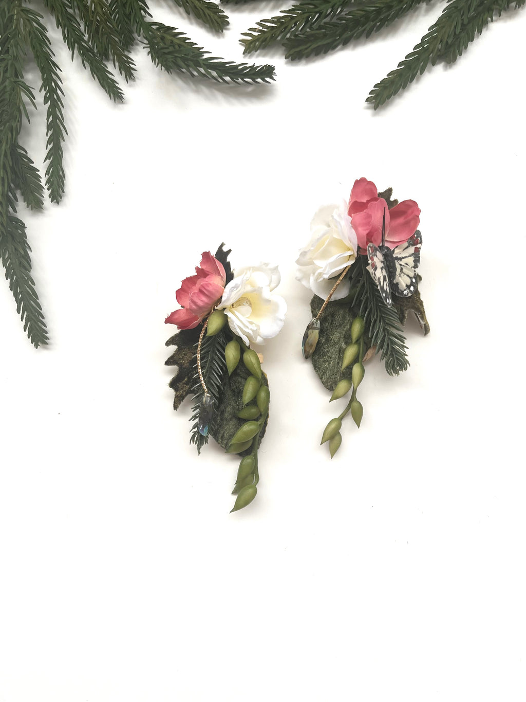 holiday garden party earrings - II