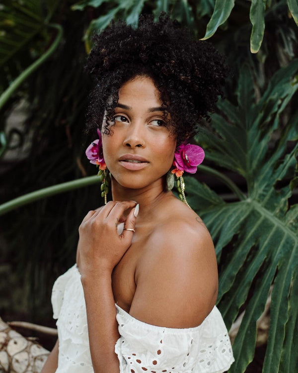 garden party earrings - custom for Seema