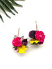garden party posy earrings - luau X