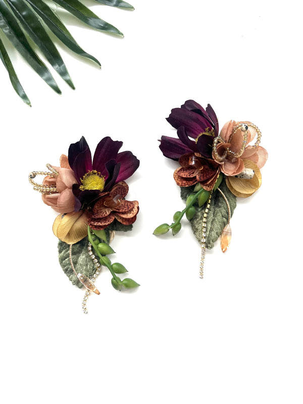 garden party earrings - harvest I