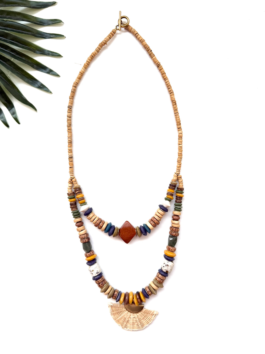 two tier globetrotter necklace - custom for JJ