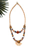 two tier globetrotter necklace - custom for JJ