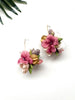 garden party posy earrings - tea party Ii