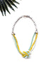 Uptown necklace - yellow and turquoise