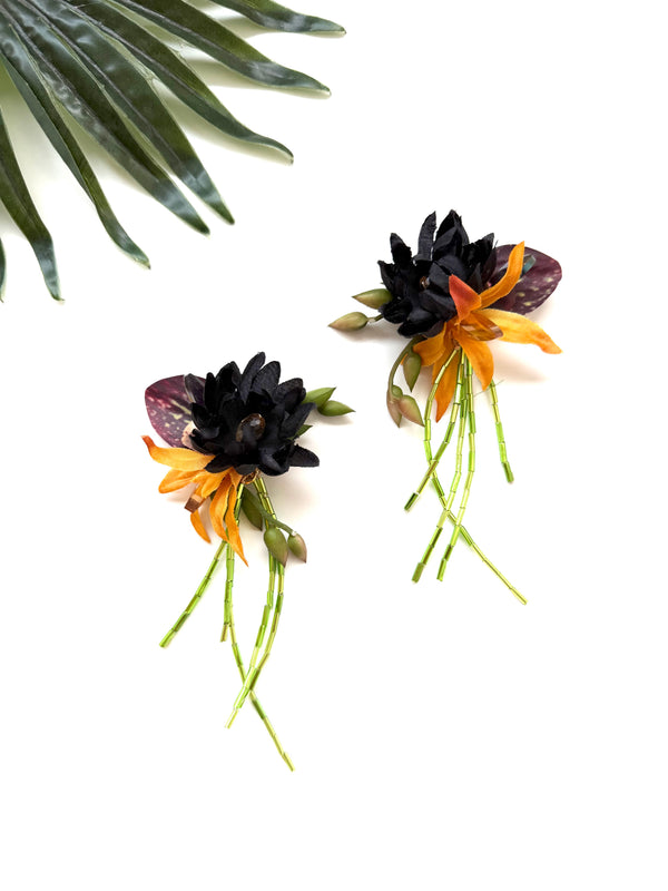 garden party stem earrings - cocktail V