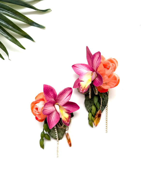 garden party earrings - luau X