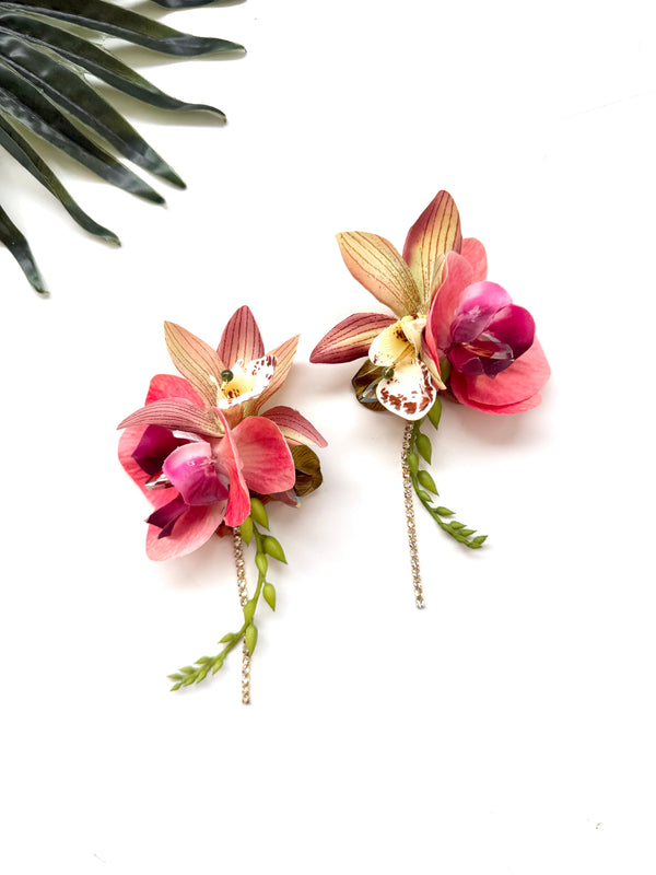 garden party earrings - luau XIII