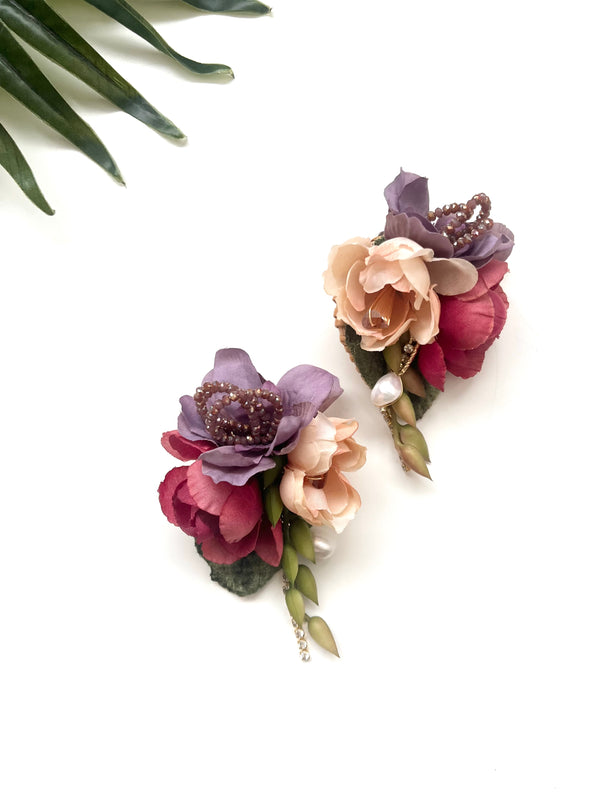 dainty garden party earrings - tea party II
