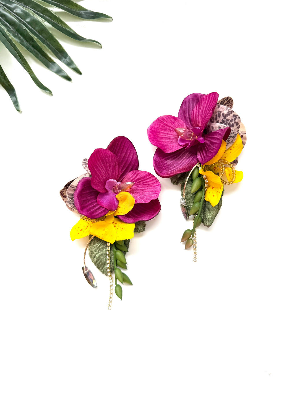 garden party earrings - luau II