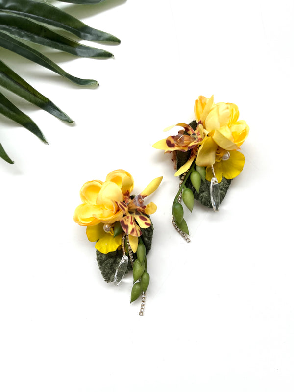 dainty garden party earrings - luau V