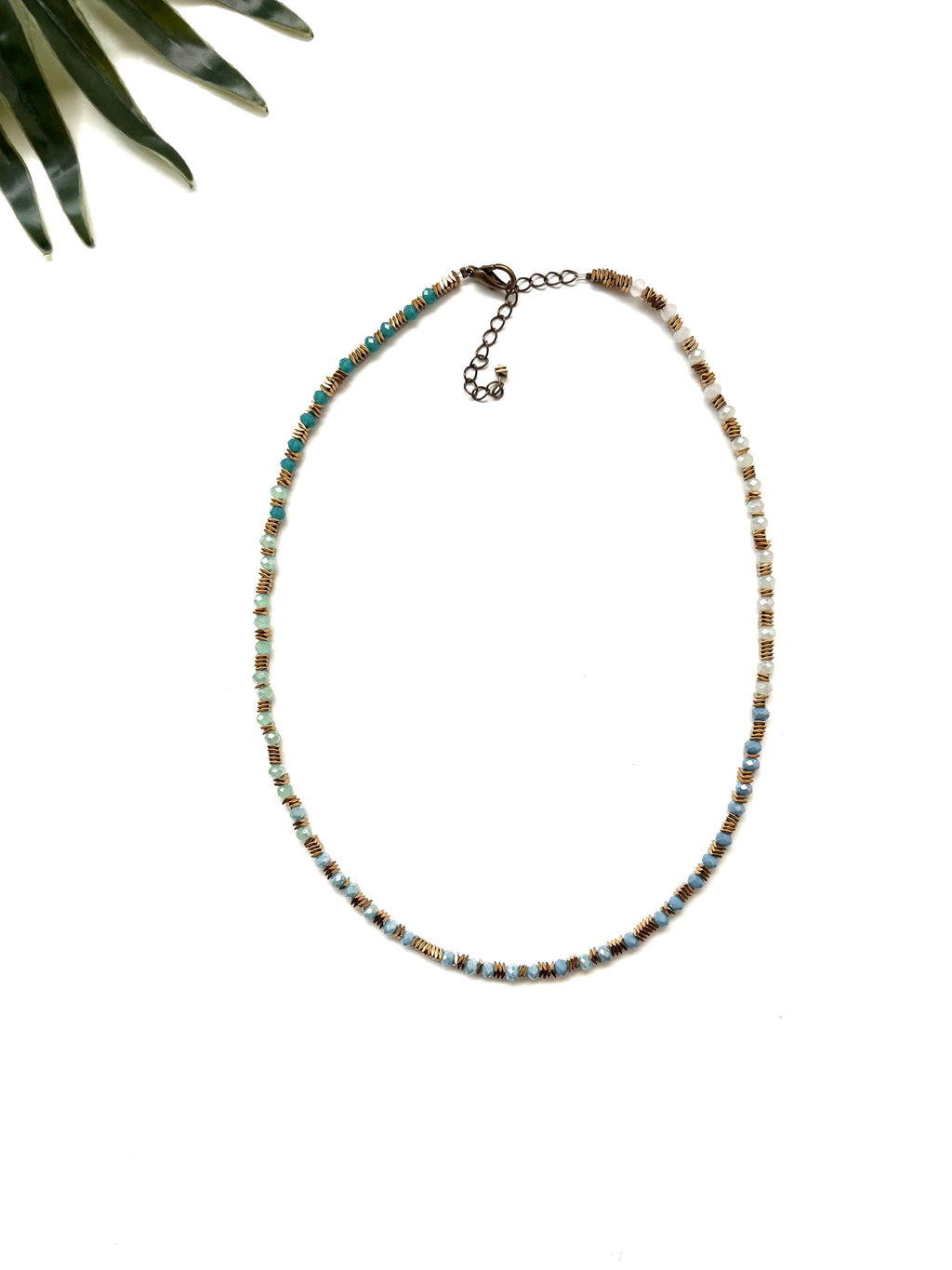 groove delicate necklace -  icy mix