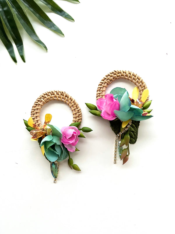 garden party hoops - birthday I