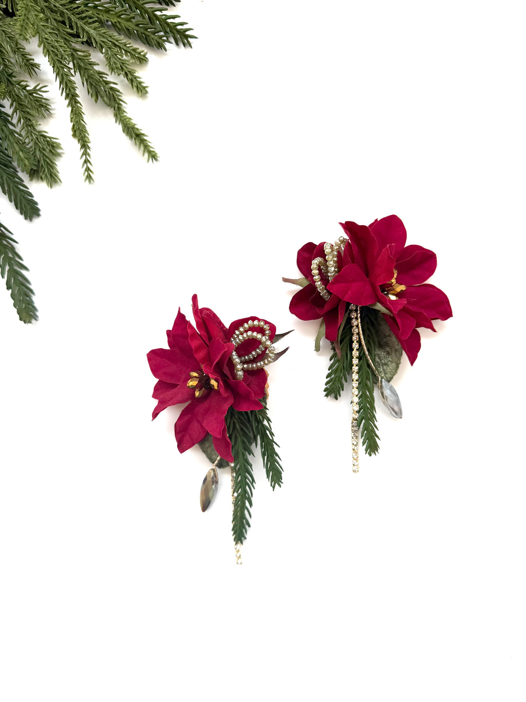 Holiday garden party earrings - dainty 907
