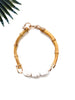tempo necklace - bone turquoise