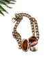 goddess choker - agate and rhodonite