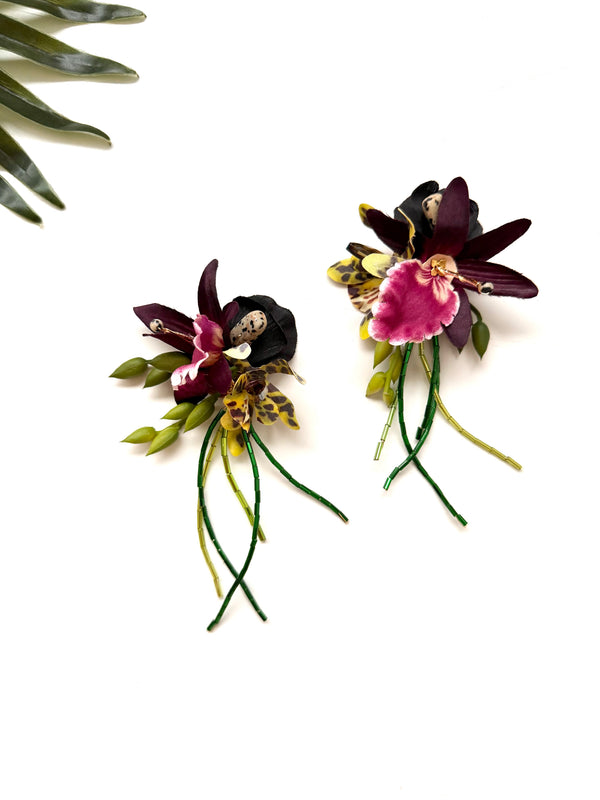 garden party stem earrings - cocktail IV