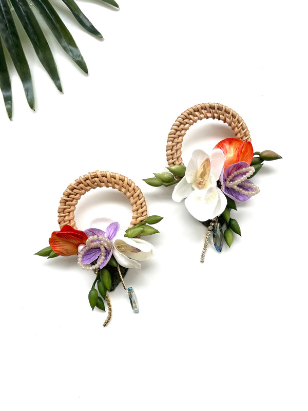 garden party hoops - luau III