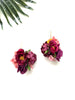 garden party posy earrings - fall edit I