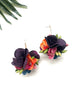 garden party posy earrings - cocktail III