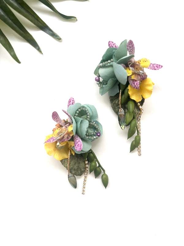dainty garden party earrings - luau III