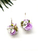 garden party posy earrings - luau IV
