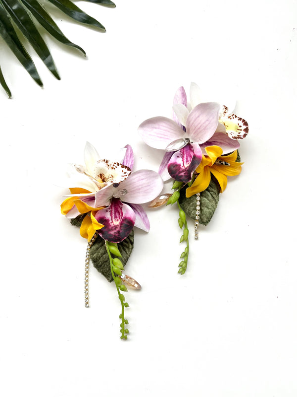 garden party earrings - luau VII