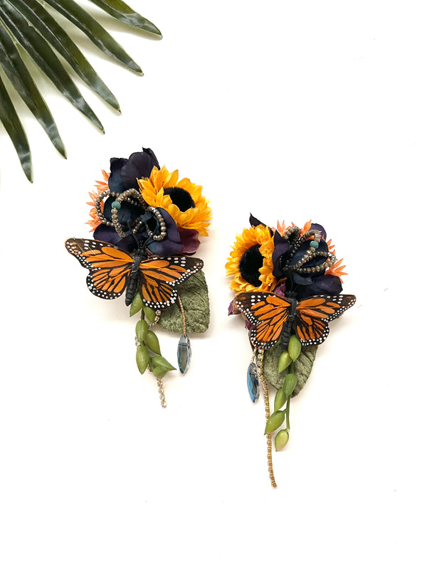 garden party earrings - harvest II