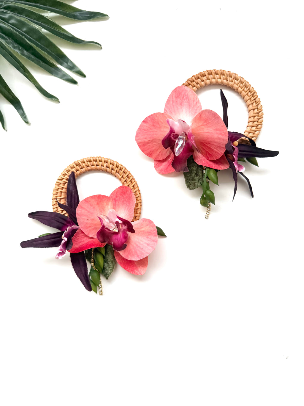 garden party hoops - (bigger) luau IV