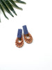 cabana earrings - sodalite