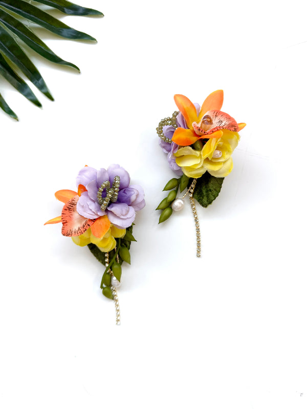 dainty garden party earrings - luau VI