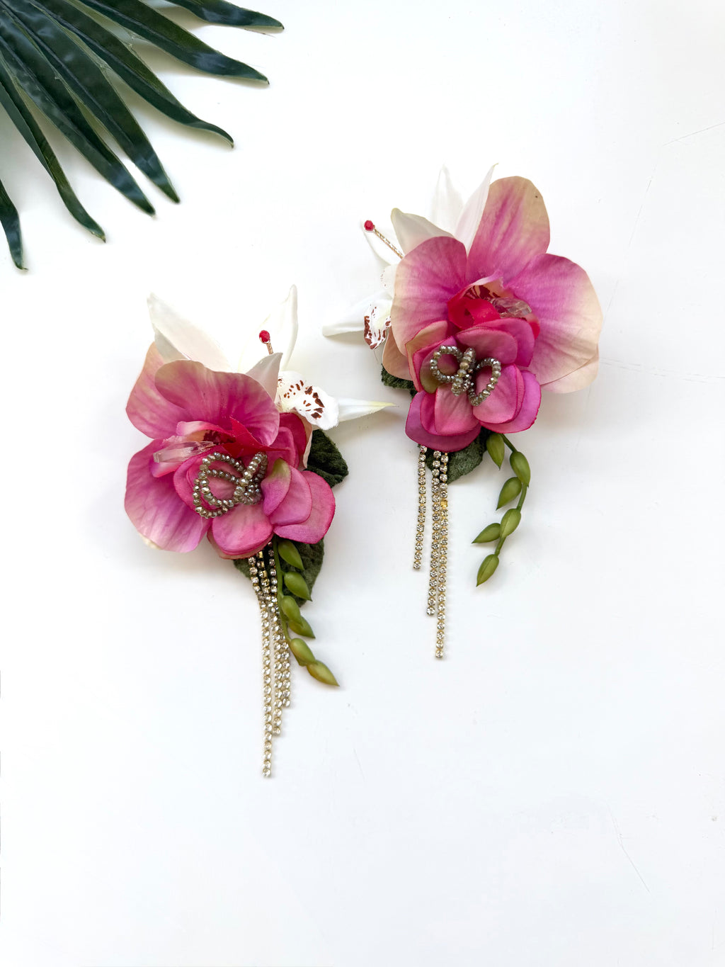 oversized garden party earrings - luau I