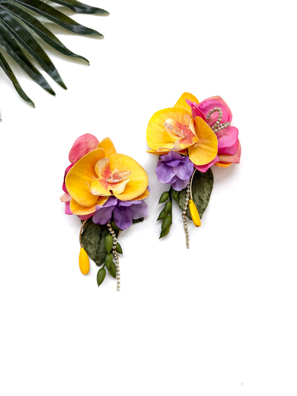 garden party earrings - luau IV