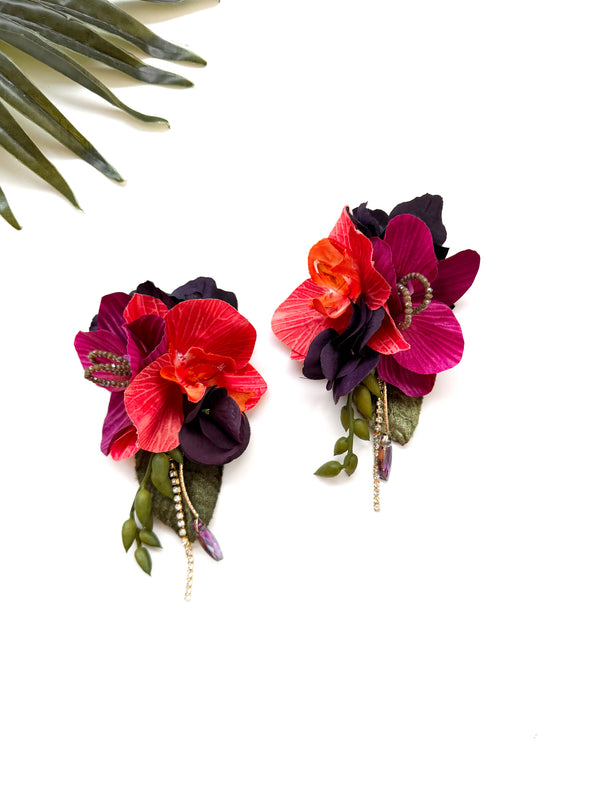 garden party earrings - luau IX