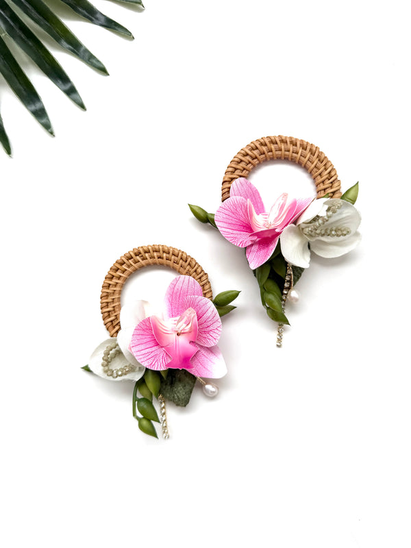 garden party hoops - luau V