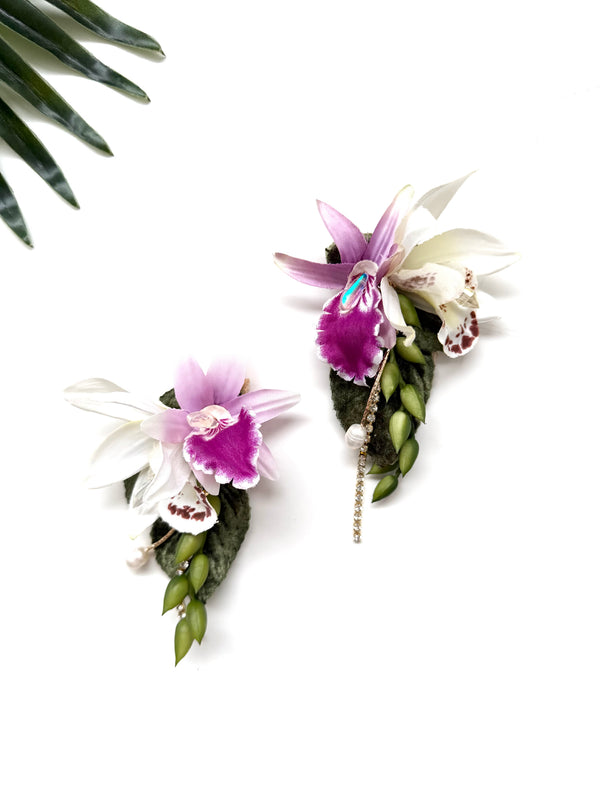 garden party earrings - luau VII