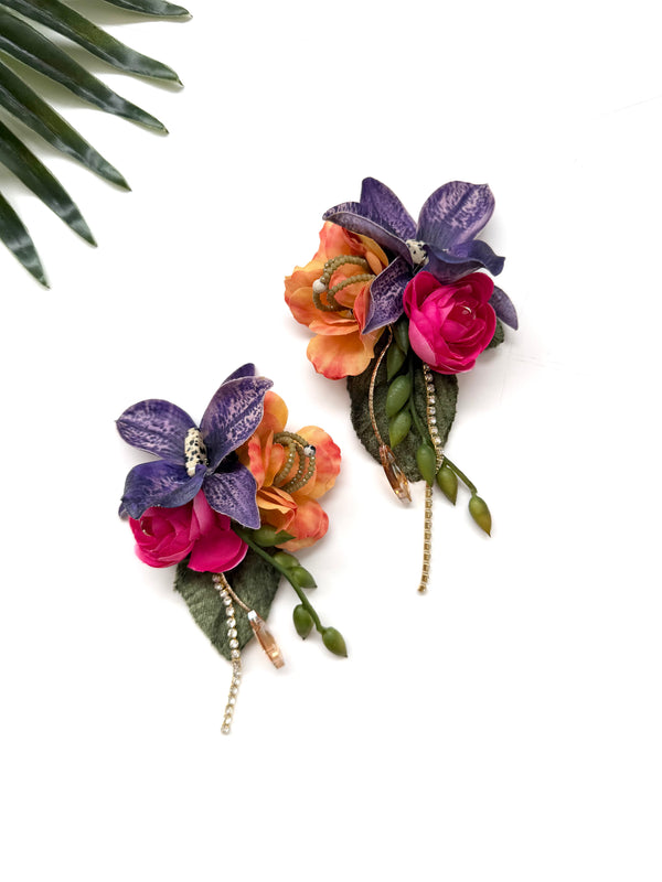 garden party earrings - luau IV