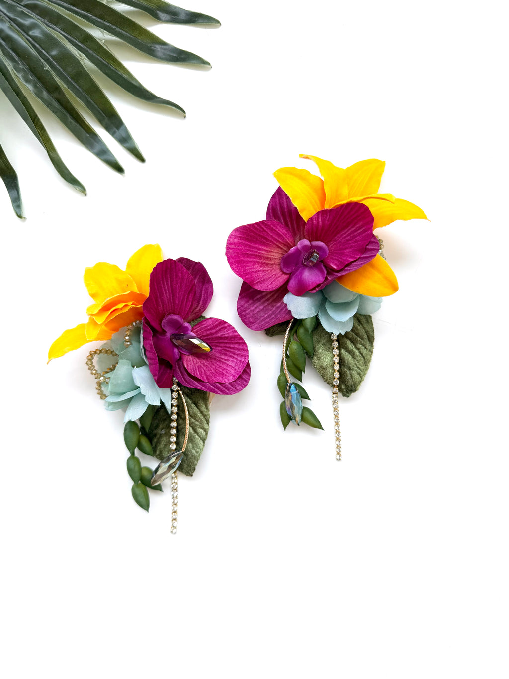 garden party earrings - luau X
