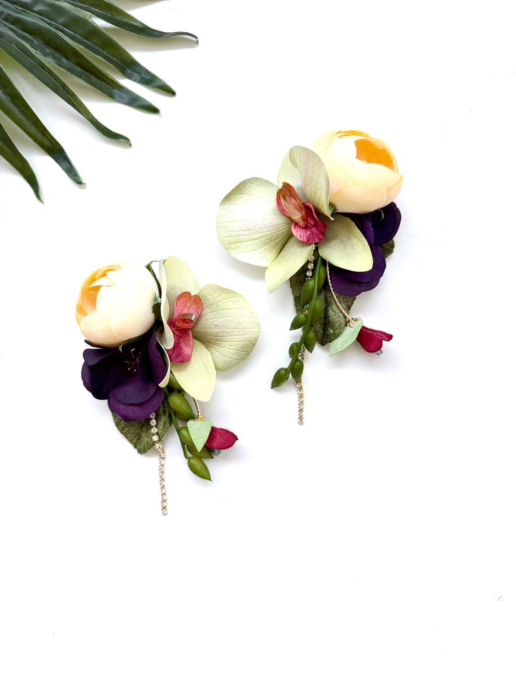 garden party earrings - cookout I