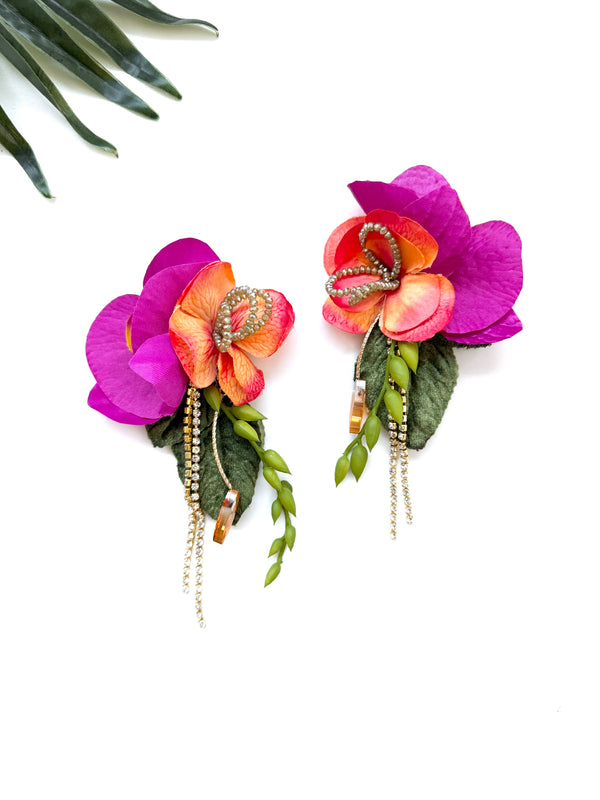 garden party earrings - luau III
