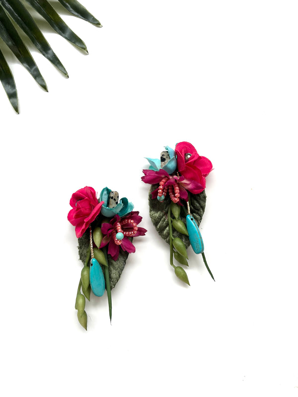 dainty garden party earrings - fiesta III