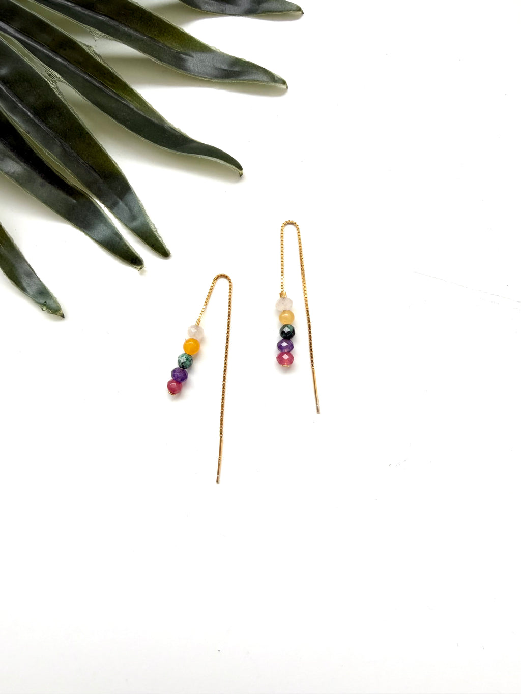 confetti threader earrings - custom for SS