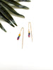 confetti threader earrings - custom for SS