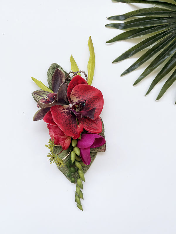 garden party corsage - luau I