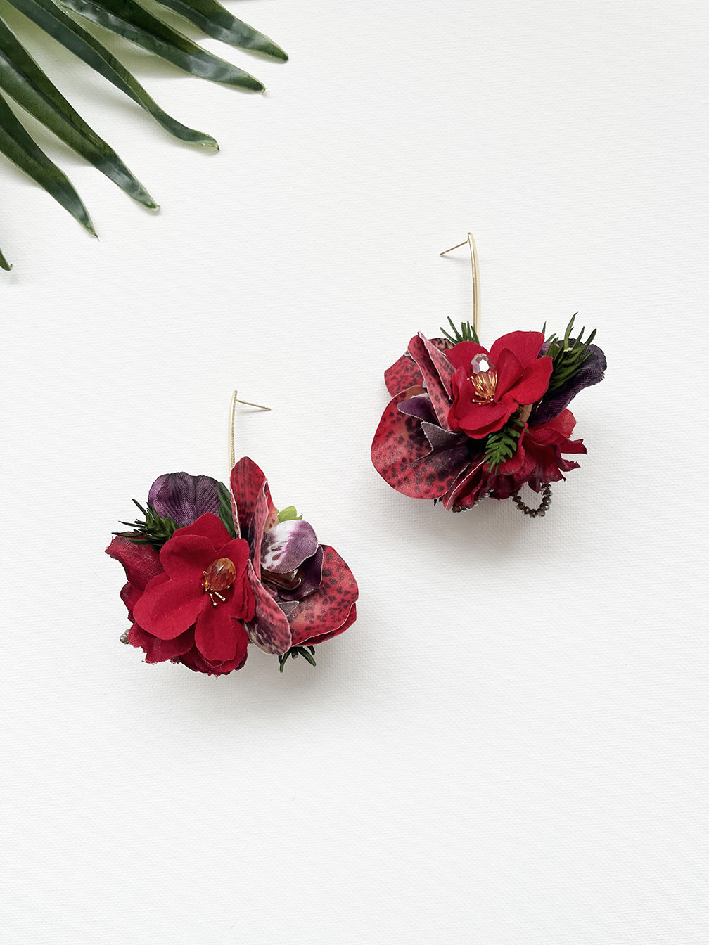 holiday garden party posy earrings - 809