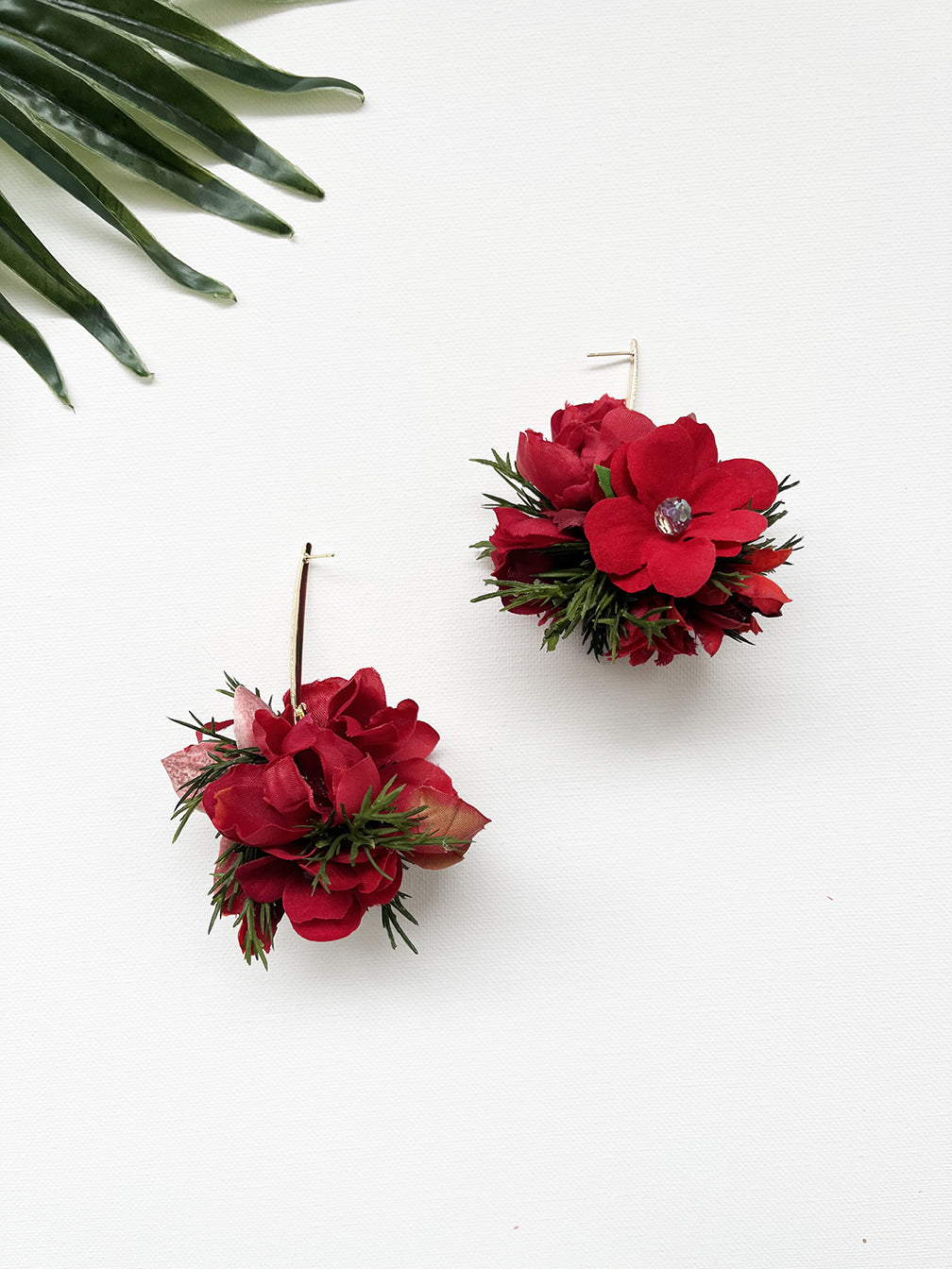holiday garden party posy earrings - 812