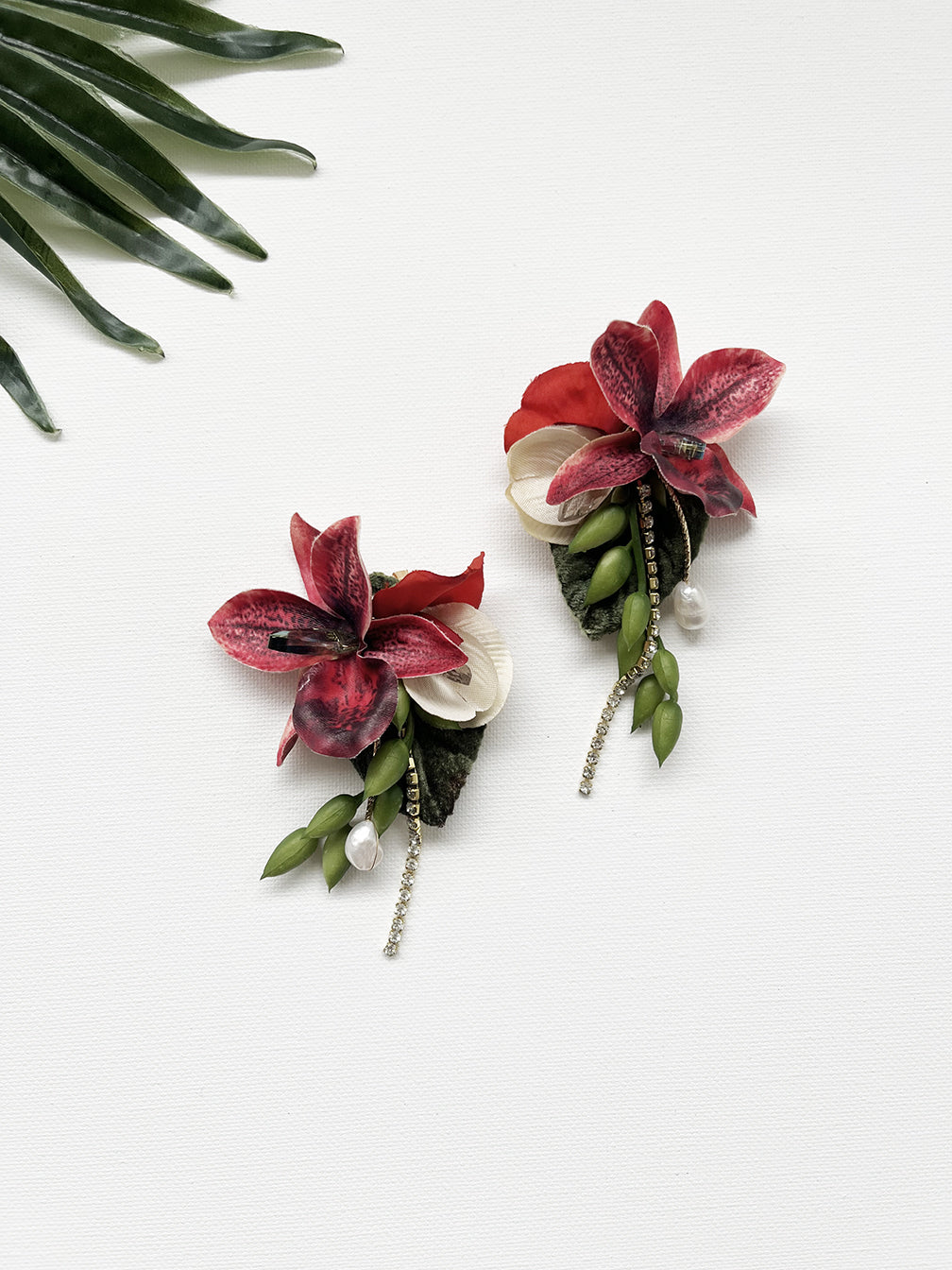 dainty holiday garden party earrings - 804