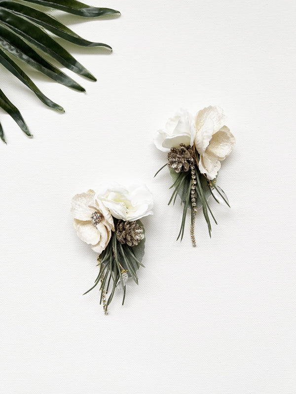 dainty holiday garden party earrings - 805